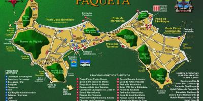 નકશો Île de Paquetá