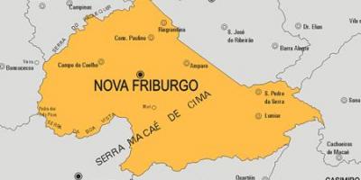 નકશો Nova Friburgo નગરપાલિકા