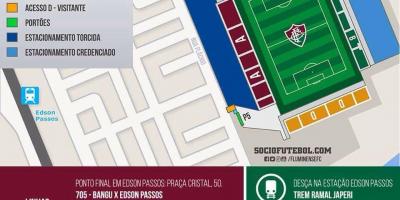 નકશો સ્ટેડિયમ Giulite Coutinho