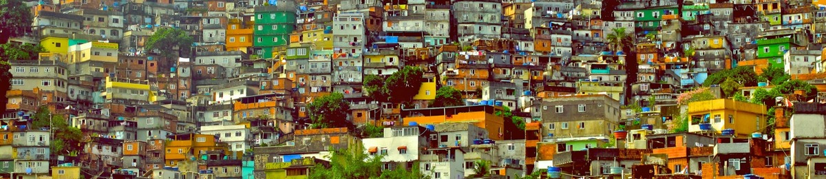 રિયો ડી જાનેરો નકશા Favelas